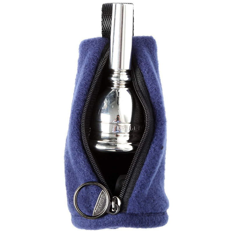 CURTIS Tuba/Saxophone Mouthpiece Pouch with connected type, 5 colors (Navy) Navy