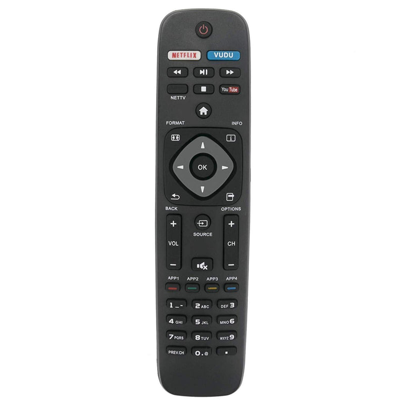 Replacement Remote Control for 43PFL5602/F7 50PFL5601/F7 50PFL5602/F7 55PFL5901/F7 55PFL5601/F7 55PFL5402/F7 65PFL5602/F7 Philips Smart TV