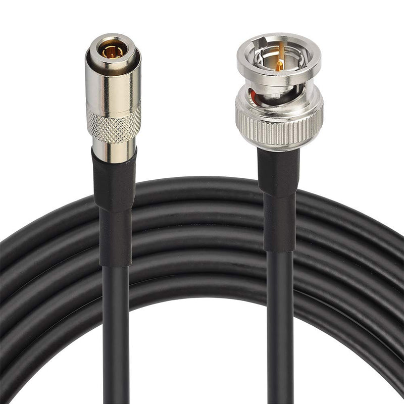 Superbat HD SDI Cable Blackmagic BNC Cable, DIN 1.0/2.3 to BNC Male Cable (Belden 1855A) - 1ft/3ft/5ft/10ft/15ft - for Blackmagic BMCC/BMPCC Video Assist 4K Transmissions HyperDeck Kameras 1pcs 10ft cable