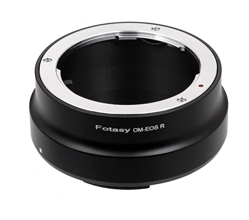 Fotasy Olympus OM Lens to Canon RF Mount Adapter, OM EOS R, OM EOS R Adapter Ring, fits Olympus OM Mount Lense & Canon EOS R Mirrorless Camera EOS R RP Ra R5 R6 OM - EOS R