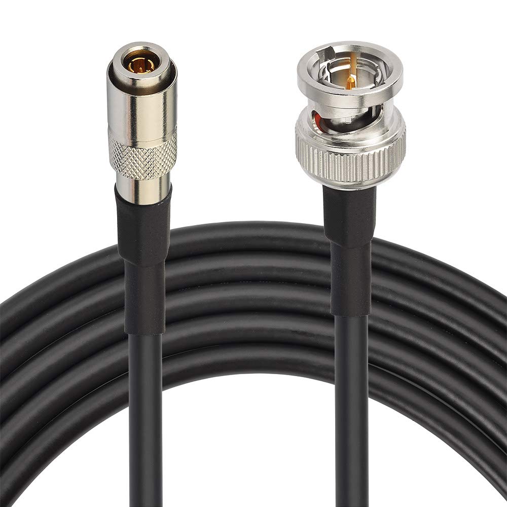 Superbat HD SDI Cable Blackmagic BNC Cable, DIN 1.0/2.3 to BNC Male Cable (Belden 1855A) - 5ft - for Blackmagic BMCC/BMPCC Video Assist 4K Transmissions HyperDeck Kameras 1pcs 5ft cable