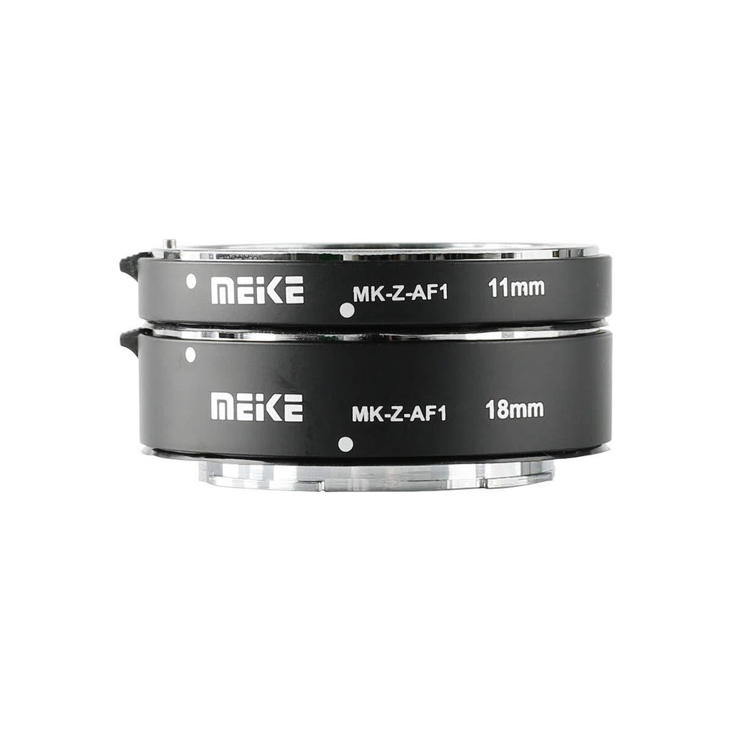 Meike MK-Z-AF1 Metal Auto Focus Macro Extension Tube Adapter Ring (11mm+18mm) Compatible with Nikon Z5 Z6 Z7 Z50 Z6II Z7II