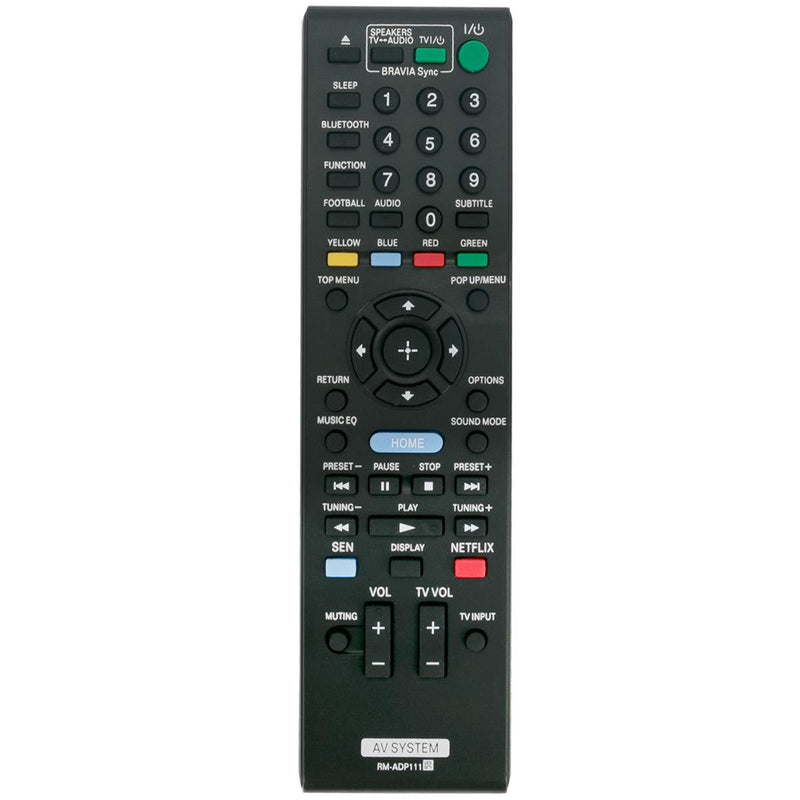 RM-ADP111 Replacement Remote Control Applicable for Sony BDV-E2100 BDV-E4100 BDV-E6100 BDV-E3100 Blu-ray DVD Home Theatre System