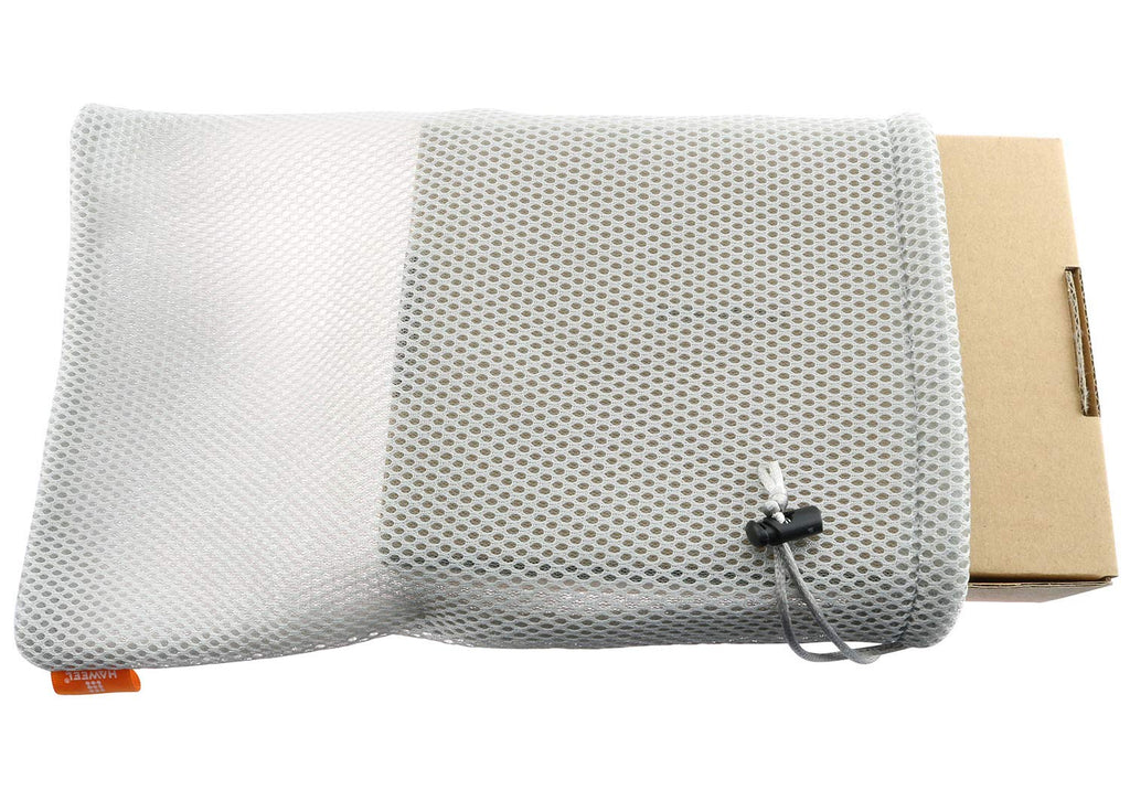 RuiLing 4pcs 6.3 x 9.5 Inch Gray Nylon Mesh Storage Pouch Bag for Tablets Digital Camera Electronic Gadgets Supplies,Multi-Purpose Travel Outdoor Drawstring Storage Bag 6.3x9.5Inch