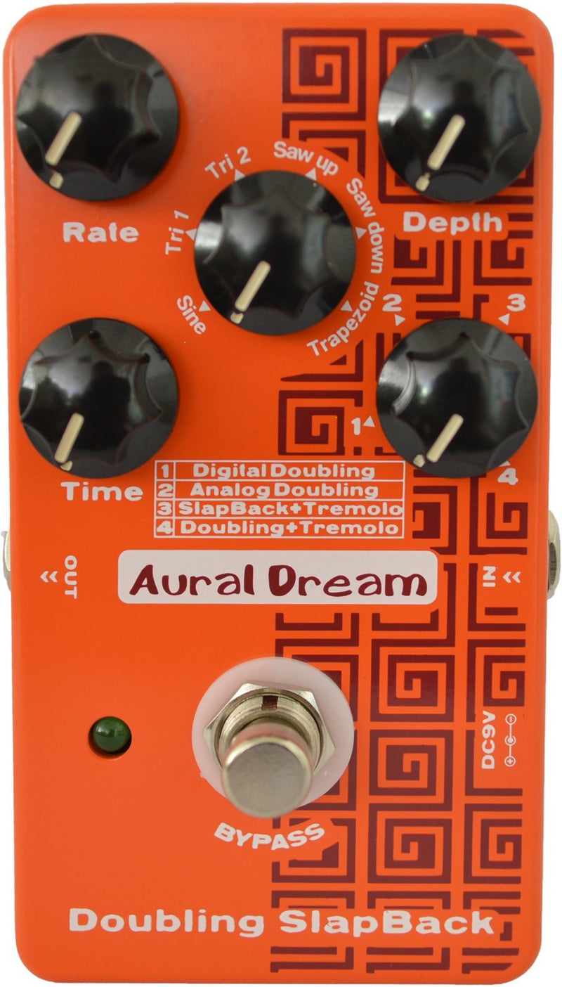 [AUSTRALIA] - Leosong Aural Dream Doubling Slapback Guitar Effect pedal includes 4 modes and 6 modulation waveforms 