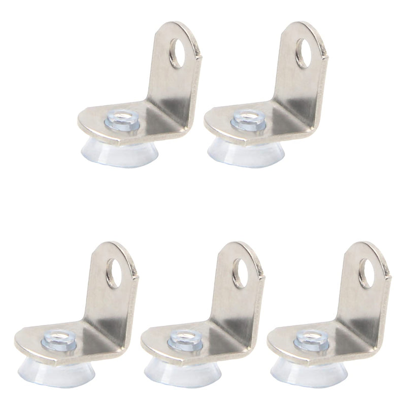 MroMax 25 PCS 0.71" x 0.71" L-Shaped Plating Angle Brace Color Zinc Iron Rracket Right Angle Joint Bracket Fastener Connection Angle Bracket