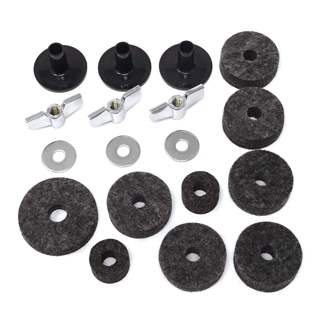Honbay 1 Set Cymbal Replacement Accessories (18 Pieces)