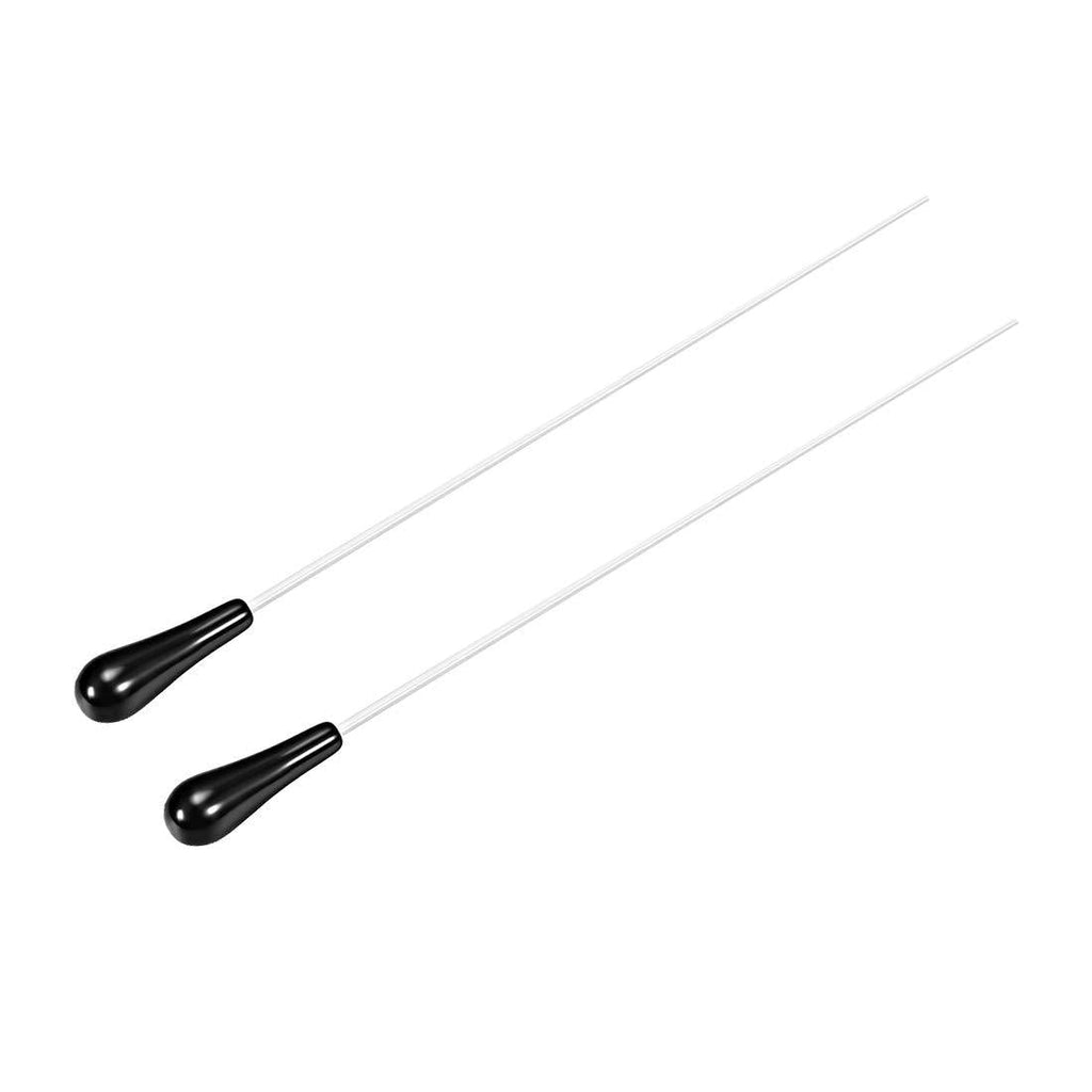 uxcell Music Conductor Baton Orchestra Baton 39cm/15.35inch Length Black Resin Handle Music Conducting Baton 2pcs