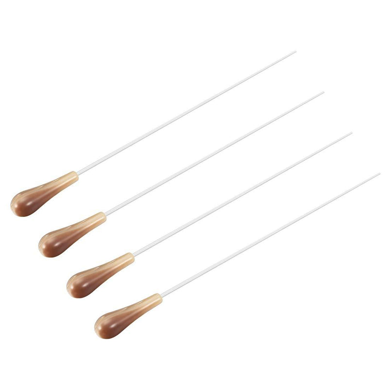 uxcell Music Conductor Baton Orchestra Baton 39cm/15.35inch Length Brown Resin Handle Music Conducting Baton 4pcs