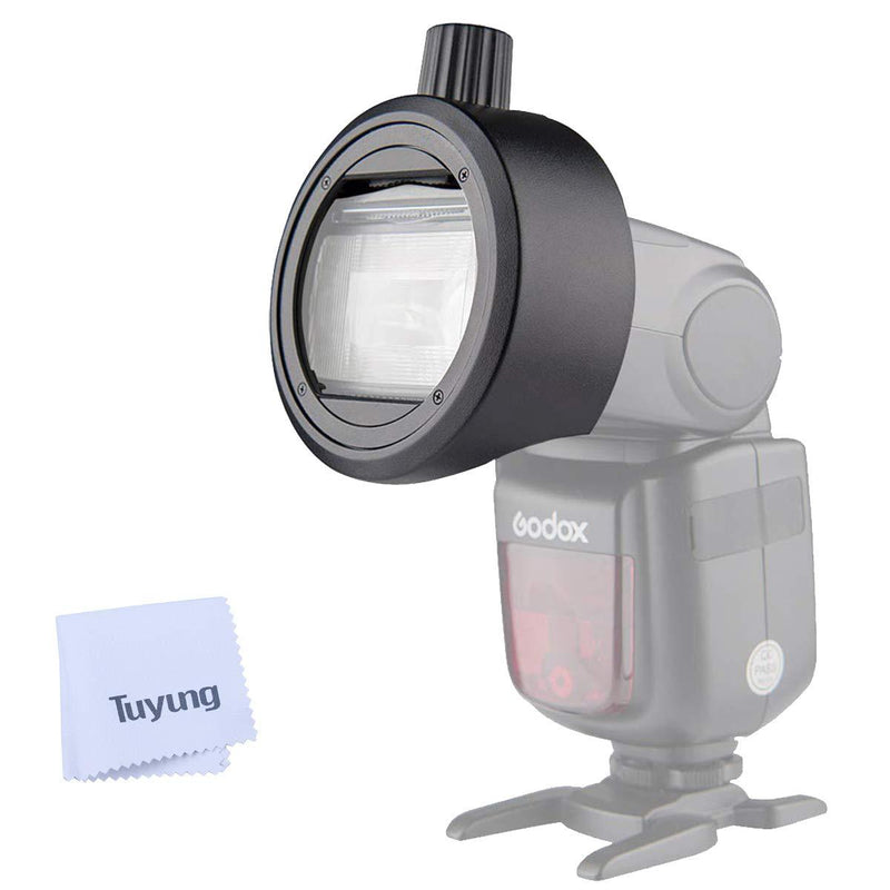 Godox S-R1 Adapter for Godox V860II, V850II, TT685, and TT600 Series Flashes, Compatible for AK-R1 Round Head Accessories