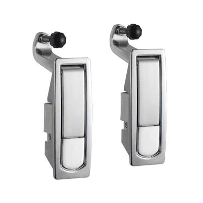 WJSKDQ 2PCS Compression Latch Lock Trigger Latch Lock Zinc Alloy Adjustable Lever Hand Operated Compression Latch Flush Silvers Silver 2 Pack