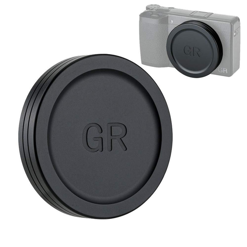 Aluminium Alloy Lens Cover Cap for Ricoh GR III GRIII GR II GRII, Anti-dust Lightweight Durable Camera Lens Protection Cover for GR2 GR3 with Soft EVA Interior Lens Cap