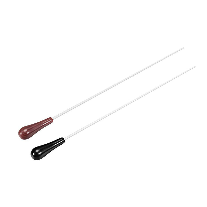 uxcell Music Conductor Baton Orchestra Baton 39cm/15.35inch Length Red Black Resin Handle Music Conducting Baton 2pcs