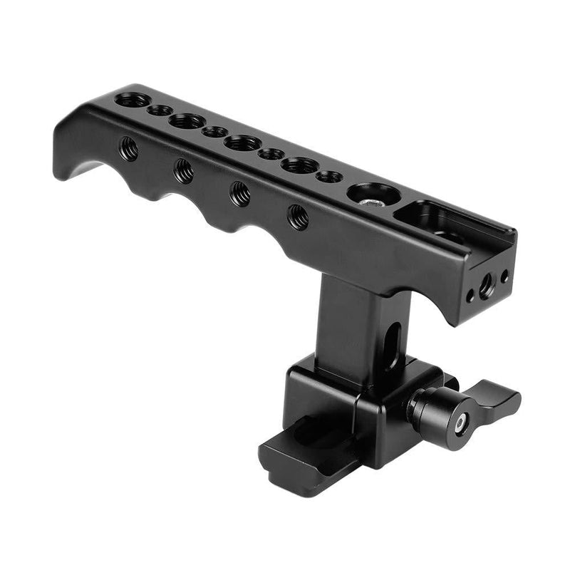 CAMVATE Quick Release NATO Top Cheese Handle with NATO Safety Rail for DSLR Camera Cage Rig