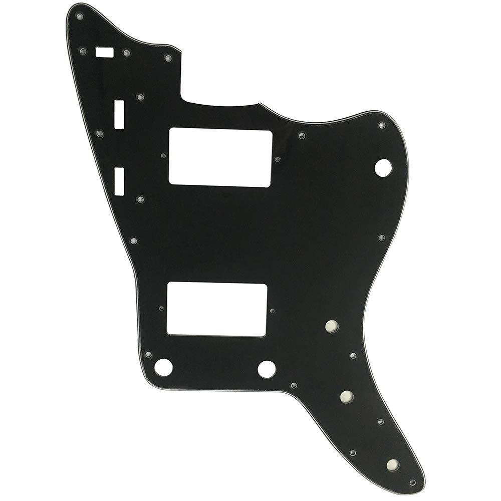 Custom Guitar Pickguard For Fender US Jazzmaster PAF Style Scratch Plate (3 Ply Black) 3 Ply Black