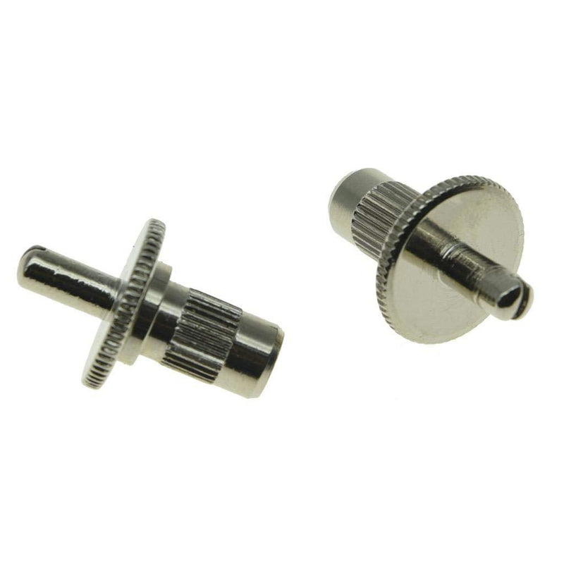 KAISH Set of 2 Nashville Style Guitar Tune-o-matic Bridge Posts Guitar Bridge Studs Bridge Post with Anchors for Gibson Nickel