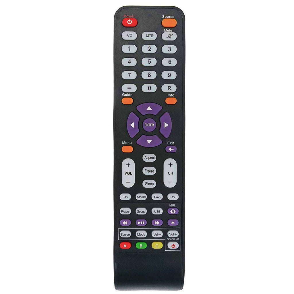 New 142021270009C Remote Control fit for Sceptre LED TV U508CV-UMK U515CV-UMC U515CV-UMS U550CV-UMC U550CV-UMR U550CV-UMS U558CV-UMC U650CV-UMC U650CV-UMK U650CV-UMR U650CV-UMS U658CV-UMC U658CV-UMR