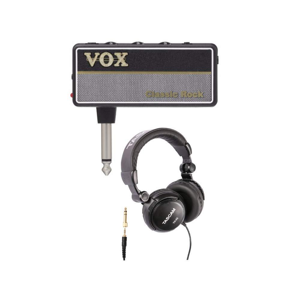 [AUSTRALIA] - Vox AP2CR 2 amPlug Headphone Guitar Amplifier (Classic Rock) Bundled with Over-Ear Headphones (2 Items) 
