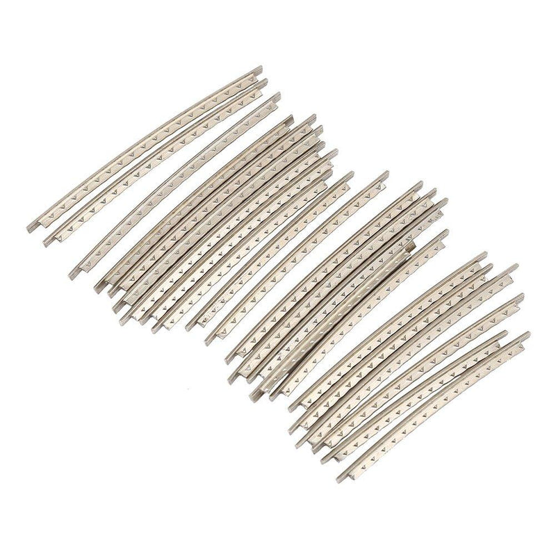 Drfeify Copper Fret Wires, 22Pcs Guitar Fret Wires 2.2mm Cupronickel FretWire Kit for Electric Guitar