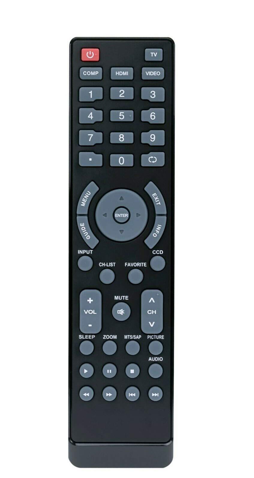 Replaced Remote Control Compatible for Insignia NS22E730A12 NSRC02A12 NS-F20TV NS-L42X-10A NS22E730A12A NS-L26Q-10A NS-32L550A11 NS-42P650A11 NS-50P650A11 NS-LCD26-09CA NS-27HTV LED LCD HDMI HDTV TV