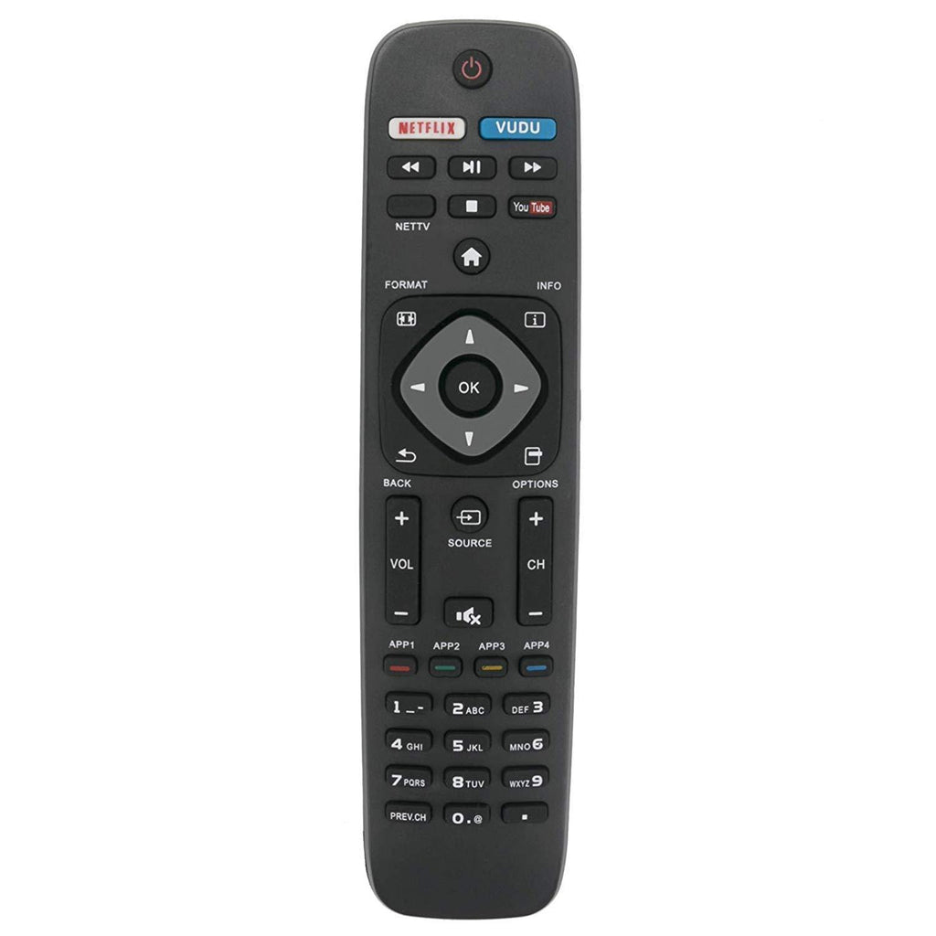 New Replacement Remote Control for Philips 32PFL4508 32PFL4908 40PFL4909 40PFL5708 43PFL4909 46PFL3708 47PFL5708 58PFL4909 65PFL4909 Smart TV