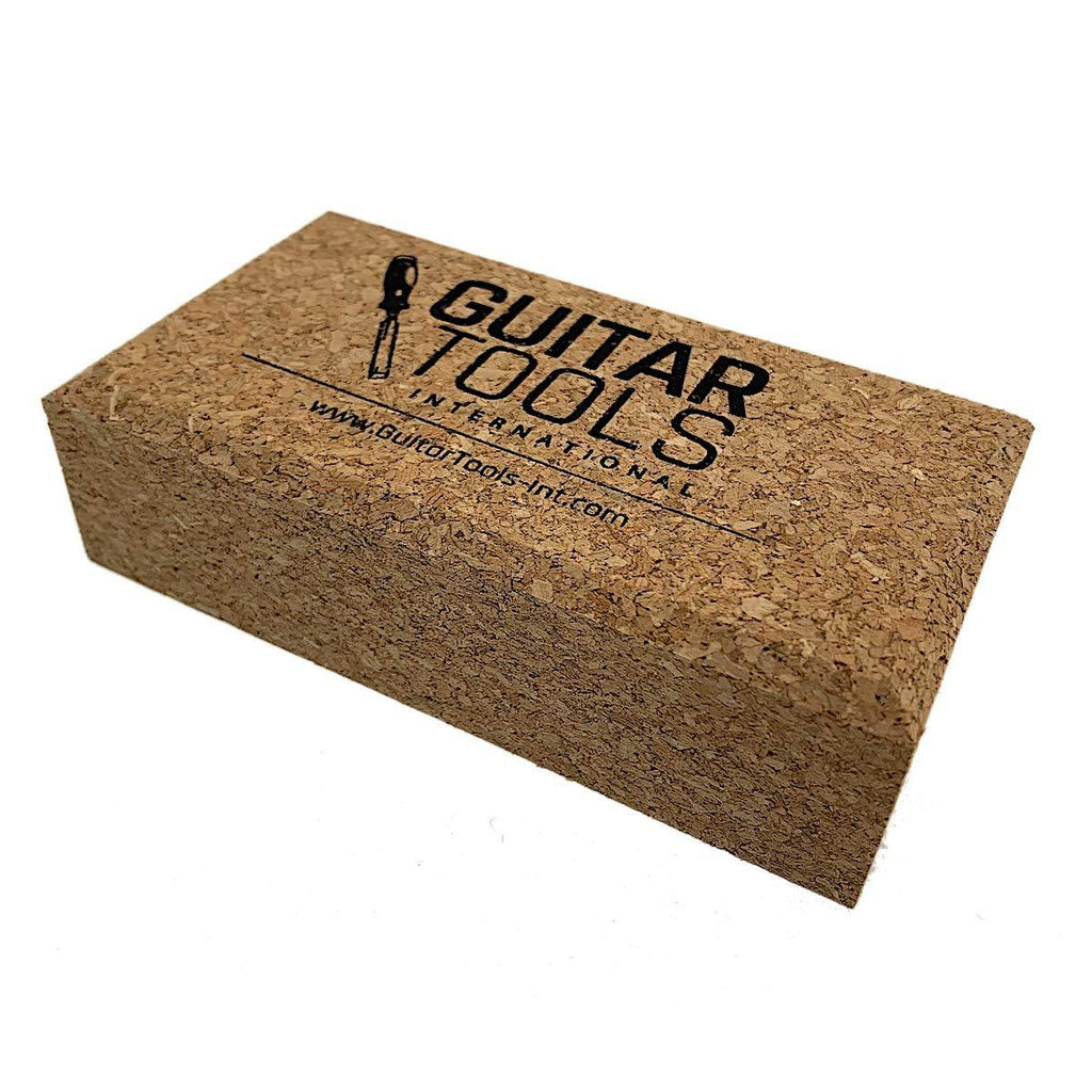 Flat Beveled Cork Sanding Block for Guitar Luthiers - Tool - Carpenter - Files - Guitar - Bodies - Wood - Furniture - Bass - Repair instruments - LCBS