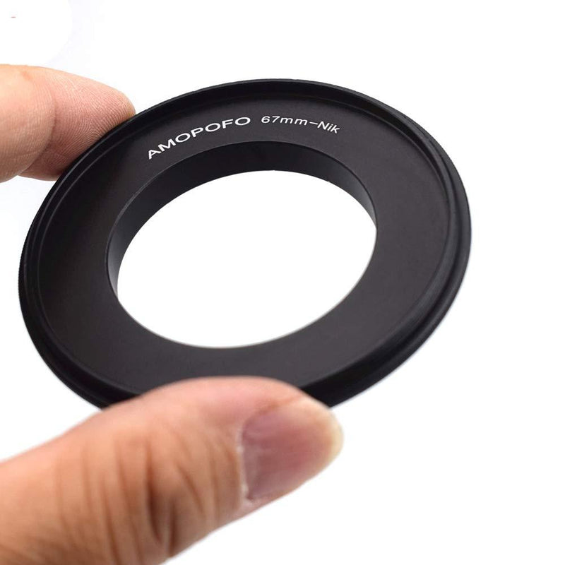 67mm Filter Thread Macro Reverse Mount Adapter Ring,&for Nikon D7500 D7100 D7000 D5600 D5200 D7200, D5500,D750,D810,D5300,D3300,Df, D610 DSLR Cameras 67mm to Nikon Reverse Adapter Ring