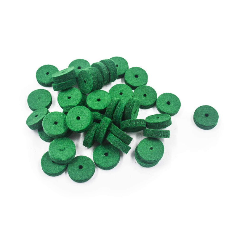 Geesatis 90 PCS Piano Keyboard Washers Felt Washers for Leveling Key Balance, Piano Washer, Regulating Tool, Dia 0.85"