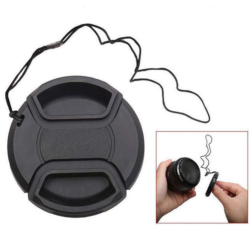 49mm Lens Cap Center Snap on Lens Cap Suitable Suitable &for Nikon &for Canon &for Sony Any Lenses with Ø 49mm Camera 49mm Lens Cap