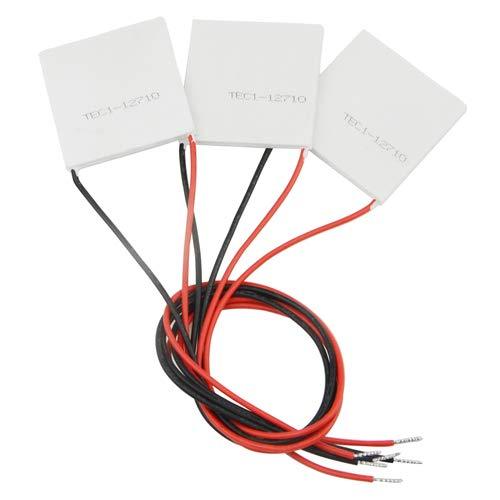 BXQINLENX 3 PCS TEC1-12710 Thermoelectric Cooler Peltier 40X40