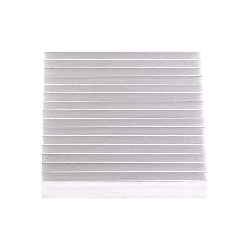 Greensen Aluminium Heat Sink, Cooling Module Aluminium Cooling Fin High Power LED Amplifier Transistor Semiconductor Devices with 16 Pieces Fins 100mm x 100mm x 18mm