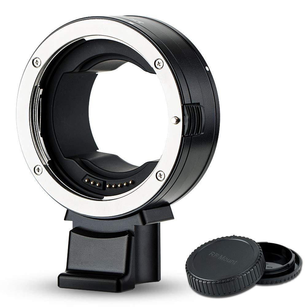 Metal Auto Focus EF-EOS R Lens Mount Adapter, Canon EF EF-S Lens to EOS RF Mount Camera Body Adapter, Removable Tripod Foot with a 1/4"-20 Threads,Compatible with Canon EOS R RP Ra R5 R6 Camera