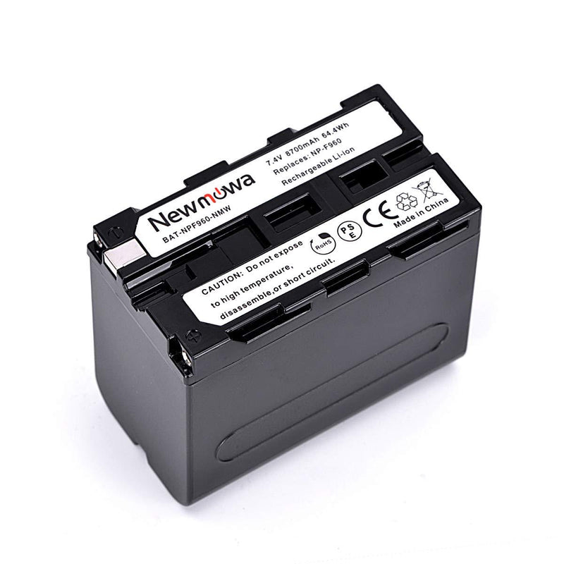 Newmowa NP-F960/NP-F970 Replacement Battery for Sony DCM-M1 MVC-CD1000 HDR-FX1 DCR-VX2100E DSR-PD190P NEX-FS700RH HXR-NX3 Camera as NP-F950 NP-F960 NP-F975