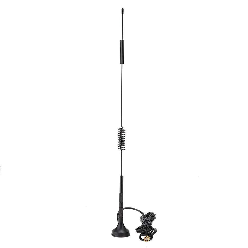 Zopsc LTE Outdoor Antenna SMA Male 4G/3G 18dBi High Gain Magnetic GSM Outdoor Sucker Antenna 700-2700MHz 36cm High(5m) 5m