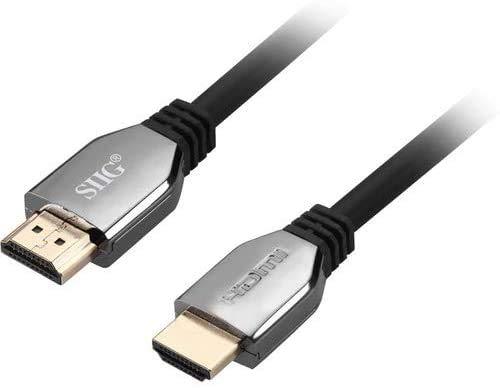 SIIG HDMI 2.1 Cable - 8K, Ultra High Speed HDMI Cable, 48Gbps, 3.3ft, Triple Shielded (CB-H21411-S1) 3.3 ft