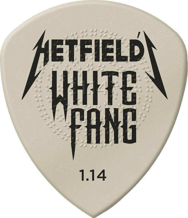 Jim Dunlop White Fang 1.14mm Guitar Picks (PH122P1.14) 6 Pack