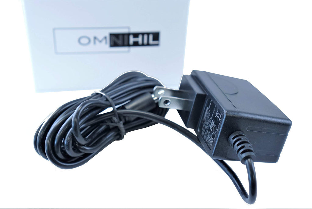 [UL Listed] OMNIHIL 8 Feet Long AC/DC Adapter Compatible with Singing Machine SML625BTBK / SML625BTW Karaoke System