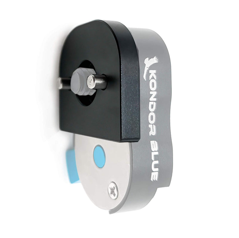[AUSTRALIA] - KONDOR BLUE Mini Quick Release Plate for Camera Tripod, Gimbal, Video Monitor, Magic Arm, Flash Bracket, Stabilizer | Arri 3/8" Mount and 1/4" Threads (ARRI Pin | AntiTwist Plate) ARRI Pin | AntiTwist Plate 