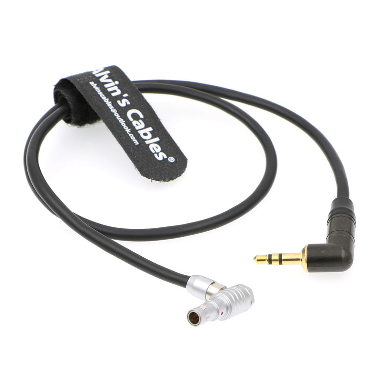 Audio Cable for ARRI Alexa Mini Camera Right Angle 5 Pin Male to 3.5mm Right Angle TRS 20 Inches 50cm