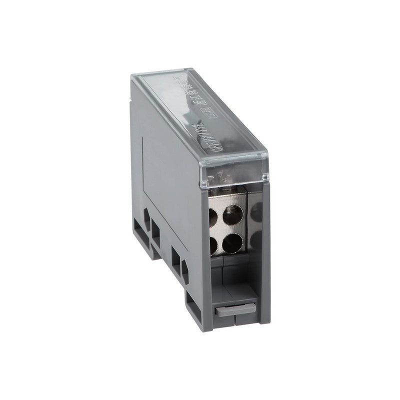 uxcell 1 in 4 Out DIN Rail Terminal Blocks 690V Connectors Distribution Block