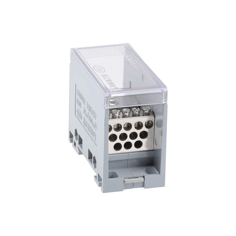 [AUSTRALIA] - uxcell 1 Input 12 Output 35mm DIN Rail Terminal Blocks 690V Connectors Distribution Block 