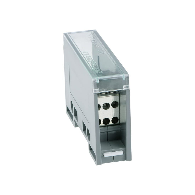 uxcell 1 in 6 Out DIN Rail Terminal Blocks 690V Connectors Distribution Block