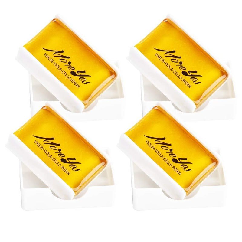 MOREYES Violin Rosin Viola Rosin Cello Bow Rosin (4 Pack Violin Viola Rosin)