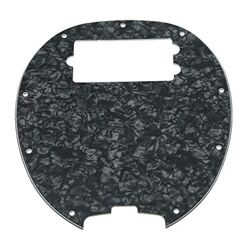 KAISH Bass Pickguard Fit for Musicman classic 4 string StingRay bass models Black Pearl