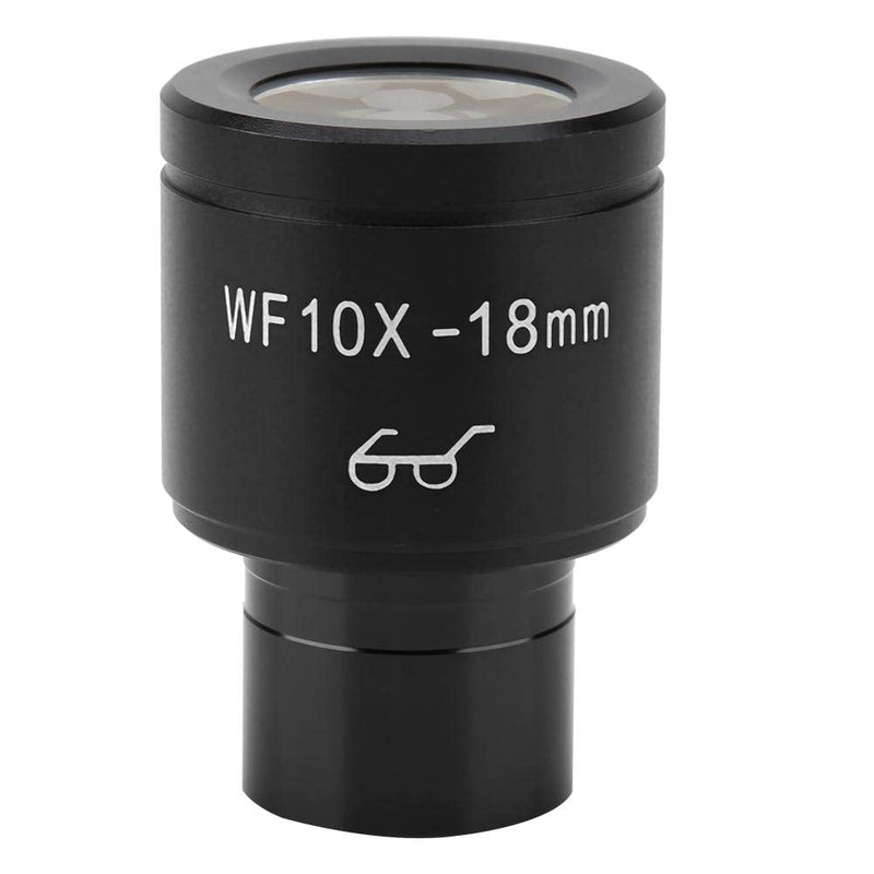 Eyepiece, WF10X/18mm Microscope Eyepiece Lens Biological Microscope Wide Angle Hight Eyepiont Eyepiece Lens for Biological Microscopy