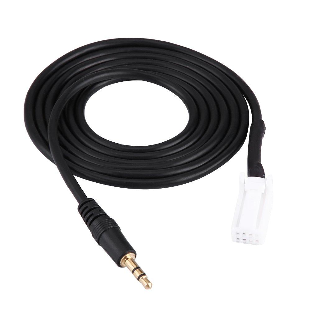 Suuonee Aux-in Audio Cable Adapter, Car Audio AUX Input Cable Adapter 8pin Plug 3.5mm Jack for Suzuki Swift Vitra Jimny