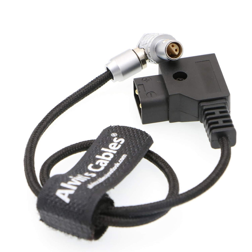 Alvin's Cables Z CAM E2 Camera Right Angle Power Cable Flexible 90 Degrees 4 Pin to D Tap