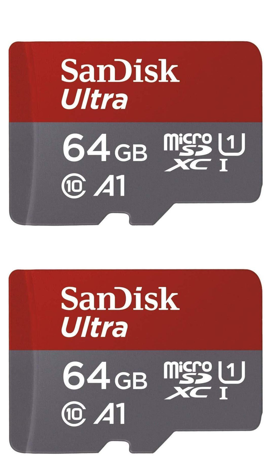 SanDisk 64GB X2 (128GB) MicroSDXC Ultra Uhs-1 Memory Card