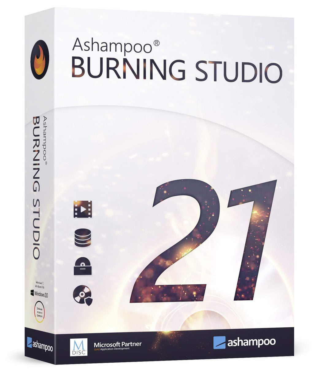 [AUSTRALIA] - Burning Studio 21 for Windows 10 / 8.1 / 7 - burn and copy your videos, photos, music to CD, DVD & Blu-ray - additional functions - create covers, inlays, disk labels 