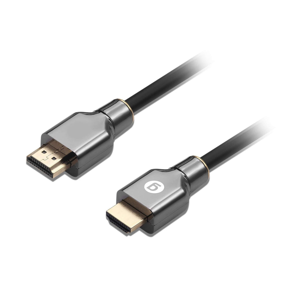 gofanco HDMI 2.1 8K Cable Pure Copper 2m (6.6ft) – Up to 8K @60Hz, 4K@120Hz, 48Gbps, 3D, 100% Copper, Supports HDMI 2.1, HDCP 2.2, HDR, ARC, Atmos, DTS-X (HDMI21-2m)
